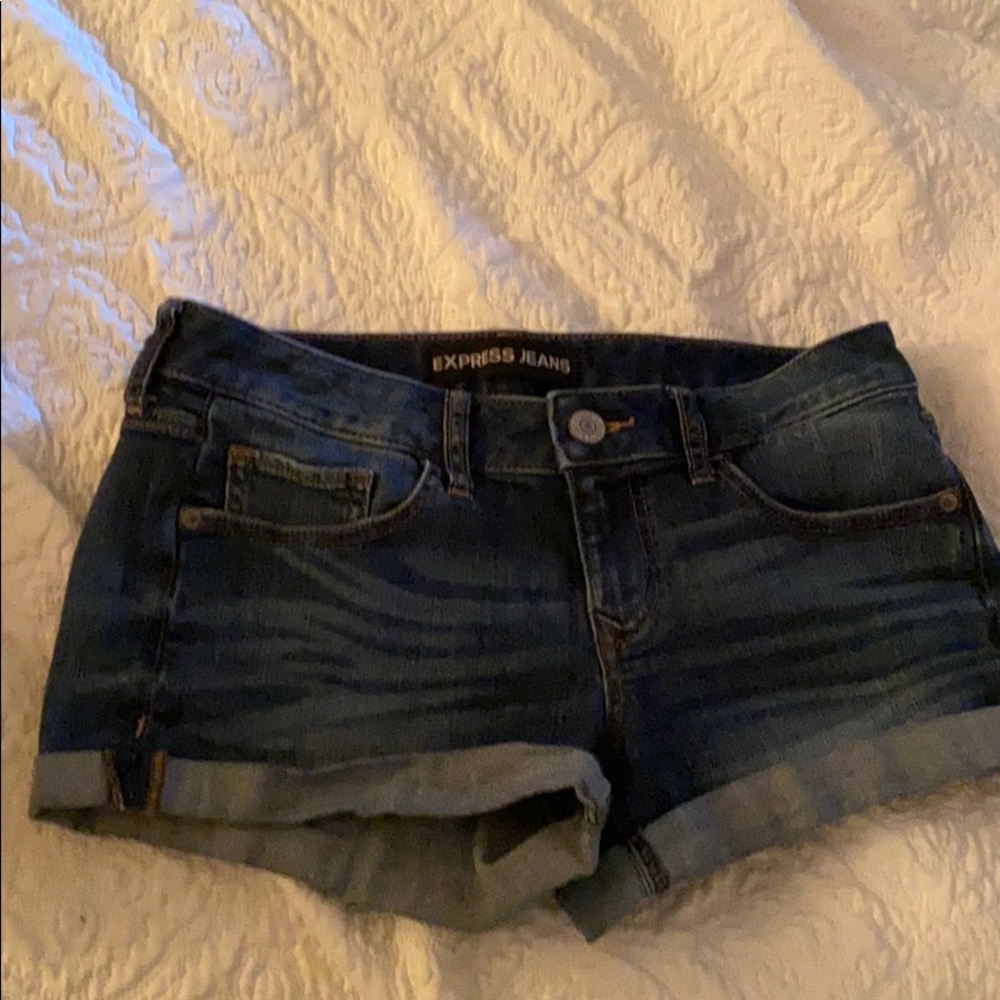 Express jean shorts